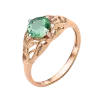 Artikelbild 1 des Artikels “Damenring „Rund mit Blattwerk“ aus 585 Rotgold mit Sitall “
