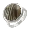 Artikelbild 1 des Artikels “Damenring „Runder Stein breit“ aus 925 Silber “