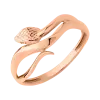Product image 1 of the product “Women's Ring “Snake” in 585 Rose Gold with Cubic Zirconia ”