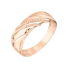 Artikelbild 1 des Artikels “Damenring „Schräge Rillen“ aus 585 Rotgold “