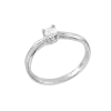 Artikelbild 1 des Artikels “Damenring „Solitär“ aus 585 Weißgold mit Brillanten, 0,20 ct “