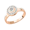 Artikelbild 1 des Artikels “Damenring „Steinkranz“ aus 585 Bicolor-Gold mit Brillanten “