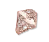 Product image 1 of the product “Women's Ring “Ray Pattern with Ornament” in 585 Rose Gold ”