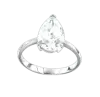 Artikelbild 1 des Artikels “Damenring „Tropfen“ aus 925 Silber mit Zirkonia “