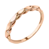 Product image 1 of the product “Women's Ring “Wave Band” in 585 Rose Gold ”