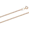 Product image 1 of the product “Diamond-Cut Curb Chain in 585 Rose Gold ”