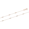 Product image 1 of the product “Anklet “Anchor Chain with Beads” in 585 Two-Tone Gold ”