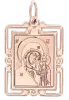 Product image 1 of the product “Icon Pendant “Framed Our Lady of Kazan” in 585 Rose Gold ”