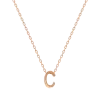 Product image 1 of the product “Chain “Letter “C”” in 585 Rose Gold ”