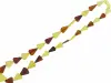 Artikelbild 1 des Artikels “Kette „Dreiecke zweifarbig“ mit Bernstein “