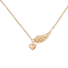 Product image 1 of the product “Chain “Wing with Heart” in 585 Rose Gold ”
