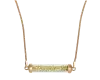 Artikelbild 1 des Artikels “Kette „Glasröhrchen mit Steinen“ aus 925 Silber vergoldet mit Schmuckglas “