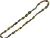 Product image 1 of the product “Chain “Green Olive Beads” with Amber ”