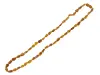Artikelbild 1 des Artikels “Kette „Walzen braun“ mit Bernstein “