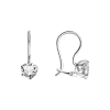Artikelbild 1 des Artikels “Kinder-Ohrhänger „Herz-Solitär“ aus 925 Silber mit Zirkonia “