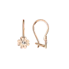 Product image 1 of the product “Children's Drop Earrings “Small Flower” in 585 Rose Gold ”