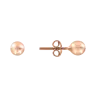 Product image 1 of the product “Children's Earrings “Ball” in 585 Rose Gold ”