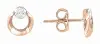 Artikelbild 1 des Artikels “Kinder-Ohrstecker „Ring mit Stein“ aus 585 Bicolor-Gold mit Zirkonia “