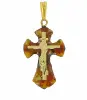 Product image 1 of the product “Cross Pendant “Amber with Crucifix” with Amber ”