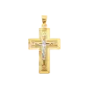 Artikelbild 1 des Artikels “Kreuz-Anhänger „Kreuz mit Kruzifix und Rahmen“ aus 585 Gelbgold “