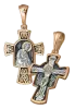 Artikelbild 1 des Artikels “Kreuz-Anhänger „Mit Heiligenrelief“ aus 925 Silber vergoldet “