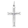 Artikelbild 1 des Artikels “Kreuz-Anhänger „Mit Kruzifix abgeschrägt“ aus 925 Silber “