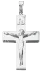 Artikelbild 1 des Artikels “Kreuz-Anhänger „Mit Kruzifix“ aus 925 Silber, Höhe 45 mm “