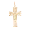 Artikelbild 1 des Artikels “Kreuz-Anhänger „Mit Kruzifix durchbrochen“ aus 585 Rotgold, Höhe 46 mm “