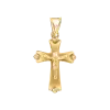 Artikelbild 1 des Artikels “Kreuz-Anhänger „Mit Kruzifix geschweift“ aus 585 Gelbgold “