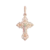 Artikelbild 1 des Artikels “Kreuz-Anhänger „Orthodox filigran“ aus 585 Rotgold, Höhe 30 mm “