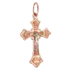 Artikelbild 1 des Artikels “Kreuz-Anhänger „Orthodox mit Gebetstext“ aus 585 Rotgold, Breite 16,0 mm “