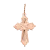 Artikelbild 1 des Artikels “Kreuz-Anhänger „Orthodox mit Strahlen“ aus 585 Rotgold, Höhe 26 mm “