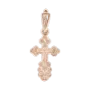 Product image 1 of the product “Cross Pendant “Ornate Orthodox” in 585 Rose Gold ”