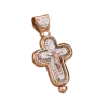 Product image 1 of the product “Cross Pendant “Reliquary Cross” in 585 Two-Tone Gold, Width 18.0 mm ”
