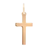 Artikelbild 1 des Artikels “Kreuz-Anhänger „Schlicht glatt“ aus 585 Rotgold, Höhe 24 mm “