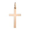 Artikelbild 1 des Artikels “Kreuz-Anhänger „Schlicht glatt“ aus 585 Rotgold, Höhe 32 mm “