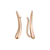 Product image 1 of the product “Drop Earrings “Curved Ear Cuff” in 585 Rose Gold ”