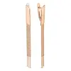 Product image 1 of the product “Drop Earrings “Long Chain Threads” in 585 Rose Gold ”
