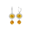 Artikelbild 1 des Artikels “Ohrhänger „Oval mit Bernsteintropfen“ mit Bernstein “