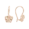 Artikelbild 1 des Artikels “Ohrhänger „Schmetterling mit Durchbruch“ aus 585 Rotgold mit Zirkonia “