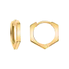 Product image 1 of the product “Earrings “Hexagonal Hoops” in 585 Yellow Gold ”