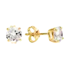 Product image 1 of the product “Earrings “Solitaire” in 585 Yellow Gold with Cubic Zirconia ”