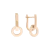 Product image 1 of the product “Earrings “Two Rings” in 585 Rose Gold ”
