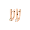 Artikelbild 1 des Artikels “Ohrringe „Zwei Solitäre“ aus 585 Rotgold mit Brillanten “