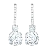 Artikelbild 1 des Artikels “Ohrringe „Zwei Solitäre“ aus 925 Silber mit Zirkonia “