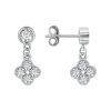 Artikelbild 1 des Artikels “Ohrstecker „Kleeblatt hängend“ aus 925 Silber mit Zirkonia “