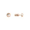 Product image 1 of the product “Stud Earrings “Diamond-Cut Ball” in 585 Rose Gold ”