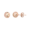 Artikelbild 1 des Artikels “Ohrstecker „Kugel mit Facettenschliff“ aus 585 Rotgold “