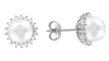 Artikelbild 1 des Artikels “Ohrstecker „Perle mit Strahlenkranz“ aus 925 Silber mit Zirkonia und Perlen “