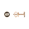 Artikelbild 1 des Artikels “Ohrstecker „Rund mit schwarzer Emaille“ aus 585 Rotgold “